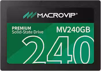 SSD 2.5' SATA III Macrovip Premium 240GB Preto e Verde