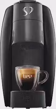 3 Corações TRES Cafeteira Espresso e Multibebida LOV Preta - 220V