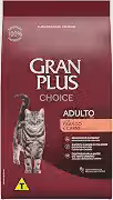 GranPlus Choice - Ração para Gatos Adultos Frango e Carne, 10.1 kg (Pacote de 1), Roxo