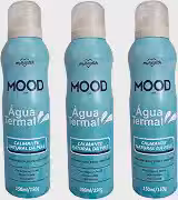 KIT 3 AGUA TERMAL PELE SENSIVEL FACIAL CALMANTE REFRESCANTE 150ML MOOD