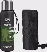 MODUS Garrafa Térmica De Aço Inox Com Copo Portátil E Bolsa 1000ML