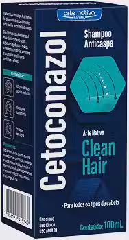 Shampoo Anticaspa 100ml Combate a Caspa com Potência, Coceira e Dermatite Seborreica - Arte Nativa