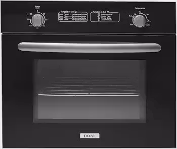 Forno De Embutir À Gás Stelar Napoli De 46 Litros Preto 127v