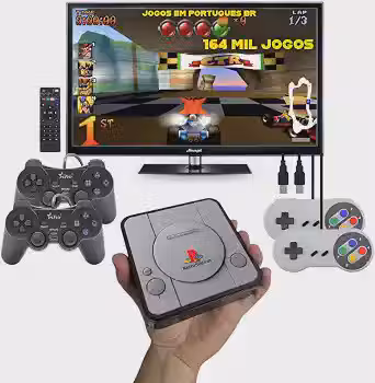 Video Game Retro Ultra + 164 Mil jogos + 4 Controles + Atualizado + Edição Especial