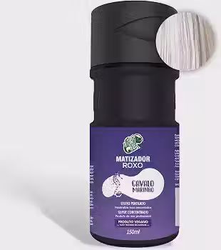 KAMALEÃO COLOR Matizador Roxo Cavalo Marinho - Neutralizador de Tons Amarelados - Efeito Perolado - Para Cabelos Loiros Platinados - 150ml