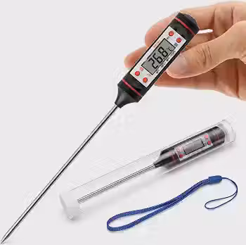 Termômetro Digital Culinário - Medidor de Temperatura para Cozinha