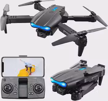 Drone com Câmera 4K UHD DLI E99, Preto, 2 Baterias