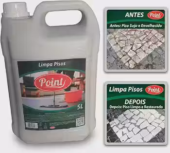 Point Clean Limpa Piso e Chão Encardido Cerâmicas, Rejuntes, Azulejos, Lavanda