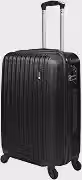 Mala de viagem 23kg Média ABS Rodas 360° Removíveis Londres Swiss Move Preto