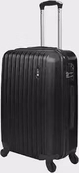 Mala de viagem 23kg Média ABS Rodas 360° Removíveis Londres Swiss Move Preto