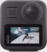 GoPro Max 360 - Câmera de Ação à Prova d'água, Vídeo 360 5.6K, Reenquadramento 4K, Foto 360, GPS, Live 1080p, Max HyperSmooth, TimeWarp, Trava de horizonte, Capturas com bastão invisível