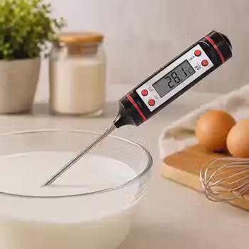 Termômetro Digital Culinário para Alimentos e Líquidos até 300°C
