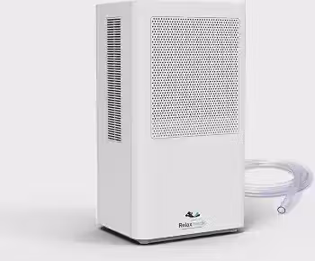 Desumidificador Ar Ambiente Elétrico Portátil Pure Ion Antimofo Max Bivolt - Reservatório de 3 Litros - Relaxmedic