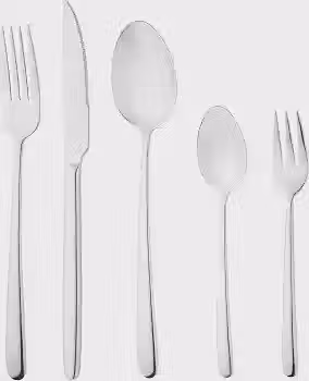 WOLFF Faqueiro de Aço Inox Viena 30 Peças - Mesa Posta - Itens Para Casa - Utensílios de Cozinha - Enxoval - Casamento - Decoração