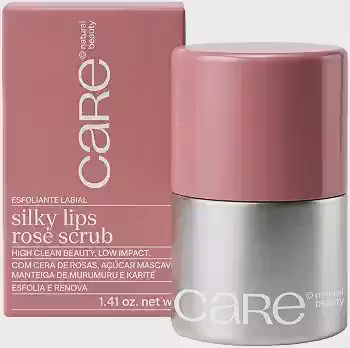 Care Silky Lips Rose Scrub Esfoliante Labial 7g