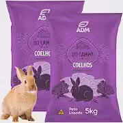 DO CAMPO Ração Para Coelhos Kit 2 Unidades 5kg