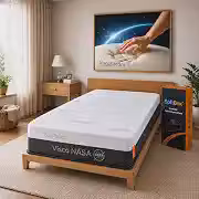 Colchão Solteiro Visco NASA Ortopédico Viscoelástico Premium