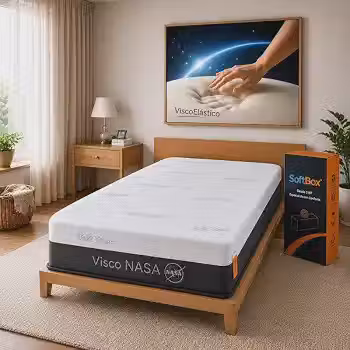 Colchão Solteiro Visco NASA Ortopédico Viscoelástico Premium