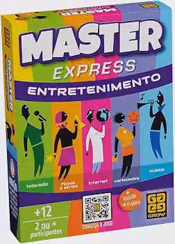 Jogo Master Express Entretenimento, a partir de 2 Jogadores, a partir de 12 anos