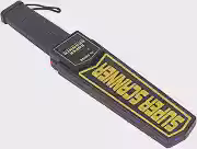 Detector de metal portátil, scanner de segurança de alta sensibilidade 95 kHz, varinha ajustável de som e vibração, detector de metais profissional para detecção de facas de metal