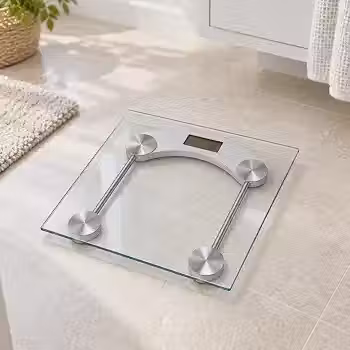 *Balança Corporal Digital até 180kg Alta Precisão Visor LCD para Peso Corporal Uso Pessoal Academia Banheiro Casa*