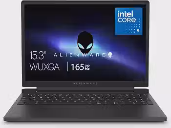 Notebook Gamer Alienware 15, 15,3' WUXGA 165Hz, Intel Core 5 210H, 8GB DDR5, 512GB SSD, NVIDIA GeForce RTX 3050 6GB, Windows 11 – DA15-C5210H-A10