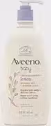 Aveeno Baby Loção hidratante calmante confortável, lavanda e baunilha, 510 g.