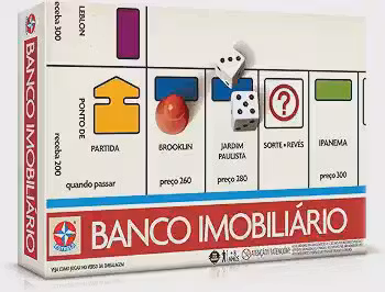Jogo Banco Imobiliário Retrô Estrela
