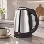 Chaleira Elétrica Inox 110V 1,8L Aquecimento Rápido Desligamento Automático