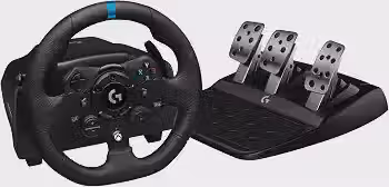 Volante Logitech G923 para Xbox Series X|S, Xbox One e PC com Force Feedback TRUEFORCE, Pedais Responsivos, Launch Control e Acabamento em Couro