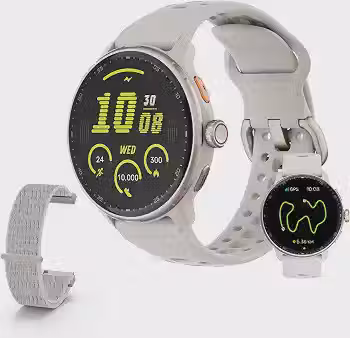 Bettdow SmartWatch GPS, Relogio Smartwatch Masculino e Feminino, 1,43 polegadas HD AMOLED, chamada Bluetooth, Esportivos relógio com voz por IA, Compatível com Android iOS, 2 Pulseiras (Titanium)