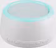 JJone Máquina de ruído branco recarregável de mesa Máquina de som para terapia do sono 30 sons suaves 30min / 60min Timer/Loop de reprodução Conexão BT com luz noturna Coloul Touch Control