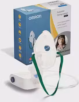 Inalador Nebulizador Compressor Elite Omron NE-C803 Portatil De Mesa Bivolt