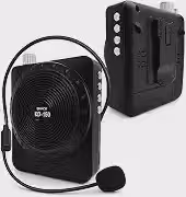 Amplificador de Voz Megafone com Microfone e Rádio Fm para Professores-SHACK