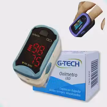 Oxímetro G-TECH Led Com Capa De Proteção E Estojo
