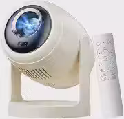 Mini projetor AOC com Wi-Fi 6 e Bluetooth 5.0, projetors portátil com suporte a 4K e HD 720p, correção automática de keystone ANSI 230, Android 12.0, projetor giratório 360°, mais de 8.000 aplicativos
