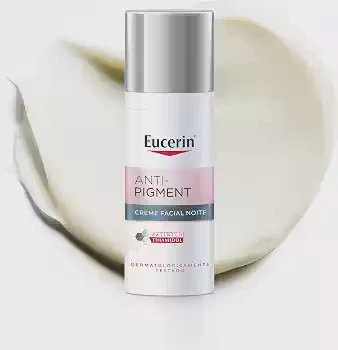 EUCERIN Creme Facial Antimanchas Noite 50ml, Anti-Pigment, Clareador, Thiamidol, Noturno