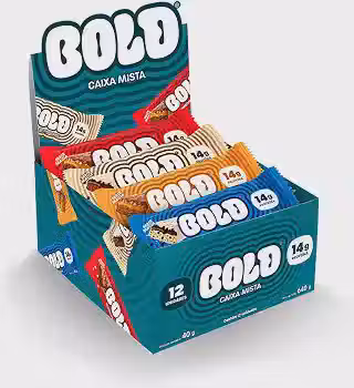 Bold Barra de Proteína Caixa Mista (12 Unid) 40G com 14g de Proteína