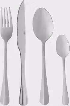 LYOR - Faqueiro de Aço Inox Positano 24 Peças - Jogos de Talheres - Mesa Posta - Utensílios de Cozinha, Enxoval, Casamento, Decoração