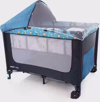 Cosco Kids, Berço Portátil Happy, 0 a 15kg , Azul