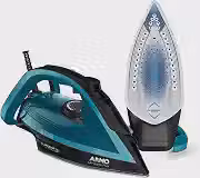 Ferro a Vapor Arno Ultragliss Plus com Base Durilium Airglide, deslizamento mais rápido, maior resistência e Modo Economia de Energia, 1520W, Azul e Preto, FMY 110V