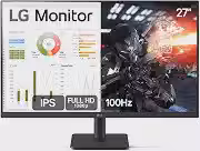 Monitor PC Gamer LG 27' IPS 100Hz Full HD HDMI 2x, Preto-27MS500