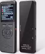 Gravador Digital Profissional Stereo 32GB Sensor Voz grava até 40h