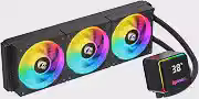 Water Cooler Redragon CCW-3017 Preto 360mm ARGB 2550 RPM com Display de Monitoramento Magnético USB Tipo-C Intel LGA 1851 AMD AM5