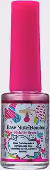 Base Nutribomba Fortalecedora de Unhas Fracas e Quebradiças - Crescimento Rápido, Para Unhas Que Descamam - By Bruna (149 caracteres)