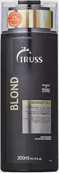 Truss Shampoo Blond | Neutraliza Amarelado e Hidrata Cabelos Loiros, Grisalhos e Descoloridos | 300ml