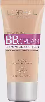 Base BB Cream L'Oréal Paris Dermo Expertise Cor Clara FPS 20, 30ml