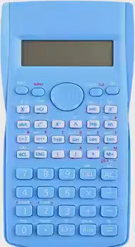 Calculadora Científica Com Display Duplo E 240 Funções Matemática - 10+2 Desligamento Automático Edição Eletrônica Engenharia Física Química Faculdade Cursos Pilha AAA - D7 Store (azul)