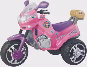 MOTO ELETR.MEG PRINCESS 6V C/CAPACETE