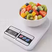 Balança de Cozinha Digital Premium | Alta Precisão, Resistente à Água, Base Antiderrapante e Visor de Alta Definição | Portátil e Compacta para Alimentos